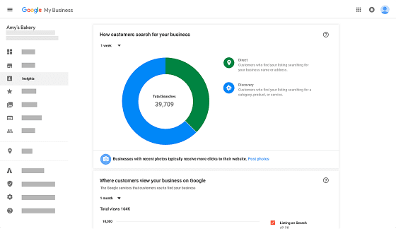 Google cho thử nghiệm bảng Google My Business trong kết quả tìm kiếm web