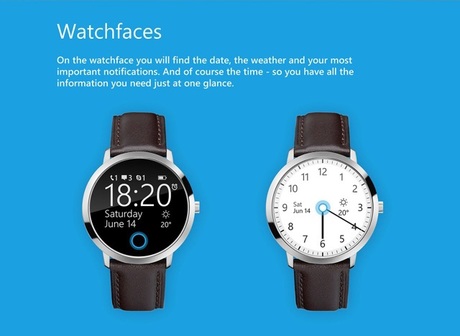 Smartwatch của Microsoft có Thiết kế quyến rũ 