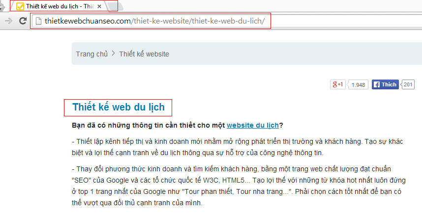 Url có quan trọng trong SEO