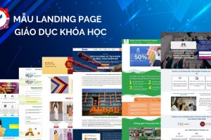 Mẫu landing page giáo dục khoá học quảng cáo seo ra đơn 100%