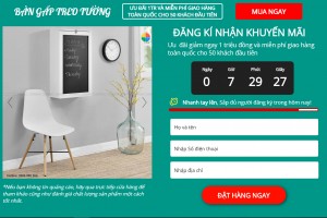 Mẫu landing page thu thập thông tin khách hàng chuyển đổi cao