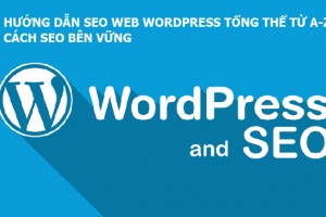 Hướng dẫn SEO web WordPress tổng thể từ A-Z cách seo bên vững