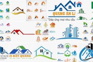 Thiết kế logo nhà đất đẹp tạo logo nhà đất bđs dự án online miễn phí