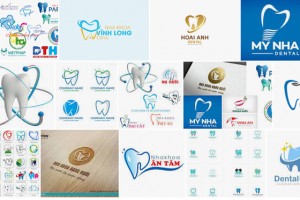 Thiết kế logo nha khoa đạp tạo logo nha khoa phòng khám đẹp