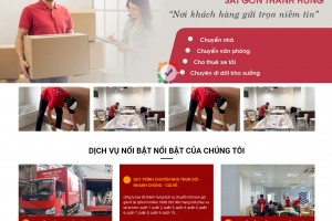 Thiết kế website dịch vụ chuyển nhà trọn gói seo marketing ra đơn