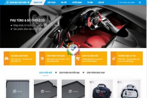 Thiết kế website bán phụ tùng ô tô đồ chơi xe hơi marketing seo ra đơn