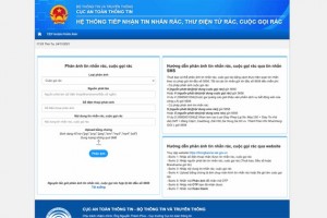 Thiết kế website chống tin nhắn cuộc gọi rác chongthurac.vn