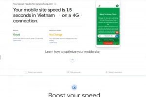 Thiết kế website Nắng Xanh tốc độ tải trang web 2s Google PageSpeed 99