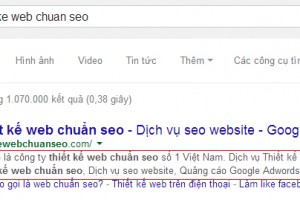 Nội dung thể Description ảnh hưởng đến xếp hạng từ khóa của Google?