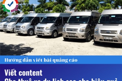 Bài viết quảng cáo dịch vụ xe du lịch Stt quảng cáo xe dịch vụ