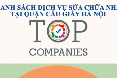 Danh sách dịch vụ sửa chữa nhà tại quận Cầu Giấy Hà Nội