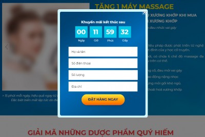 Tạo thiết kế mẫu landing page bán hàng đẹp quảng cáo seo ra đơn 100%