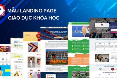 Mẫu landing page giáo dục khoá học quảng cáo seo ra đơn 100%