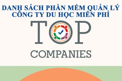 Danh sách phần mềm quản lý công ty du học miễn phí Offline Online