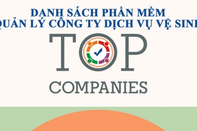 Danh sách phần mềm quản lý công ty dịch vụ vệ sinh miễn phí