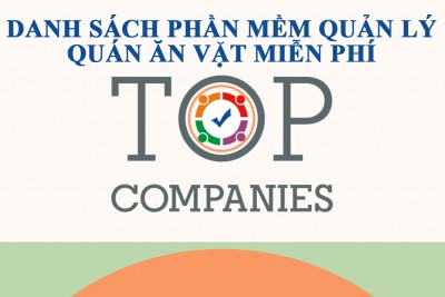 Danh sách phần mềm quản lý quán ăn vặt miễn phí free trên điện thoại