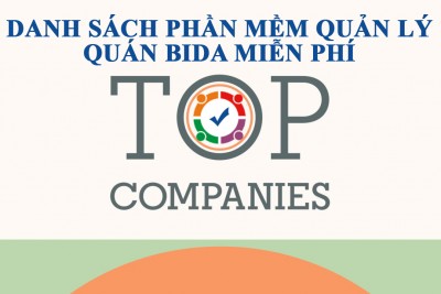 Danh sách phần mềm quản lý quán bida miễn phí tính tiền bida