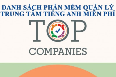 Danh sách phần mềm quản lý trung tâm tiếng anh ngoại ngữ miễn phí