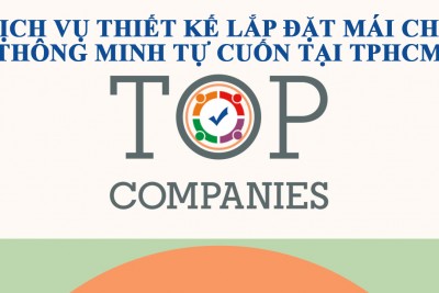 Top dịch vụ thiết kế lắp đặt mái che thông minh tự cuốn tại TPHCM