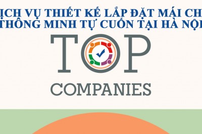 Dịch vụ thiết kế lắp đặt mái che thông minh tự cuốn tại Hà Nội