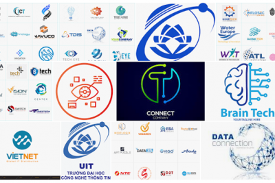 Thiết kế logo công ty công nghệ thông tin phần mền tin học