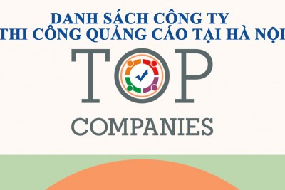 Thiết kế thi công biển quảng cáo bảng giá công ty tại Hà Nội