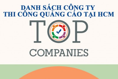 Thiết kế thi công biển quảng cáo tại TPHCM Uy Tín bảng giá mới