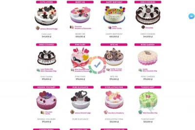 Thiết kế web bán bánh kem sinh nhật Seo Ads Marketing online ra đơn