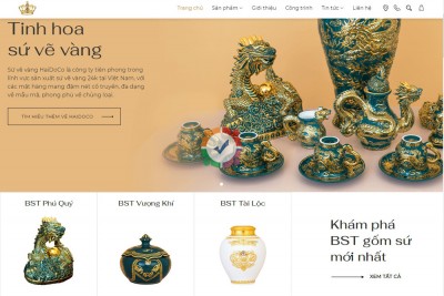 Thiết kế web bán đồ gốm sứ marketing seo web tổng thể ra đơn mỗi ngày