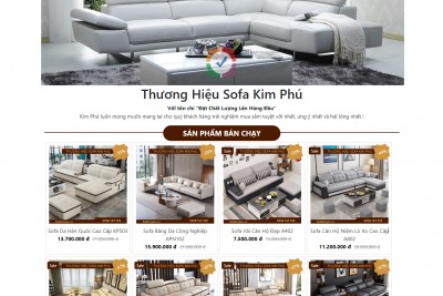 Thiết kế web bán ghê sofa nội thất seo web marketing trổng thể ra đơn