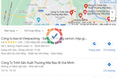 Thiết kế web sản xuất bao bì quảng cáo marketing seo ra đơn 100%