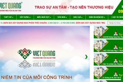 Thiết kế web dịch vụ sửa nhà marketing seo tổng thể khách gọi liên tục