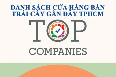 Danh sách web shop tiệm cửa hàng bán trái cây gần đây tại TPHCM