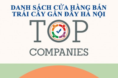 Danh sách web shop cửa hàng bán trái cây hoa quả gần đây tại Hà Nội